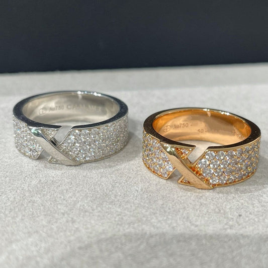 [Panda Jewelry]LIENS EVIDENCE  DIAMOND PAVED RING
