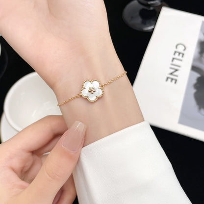 [Panda Jewelry]LUCKY SPRING ROSE GOLD MOP BRACELET