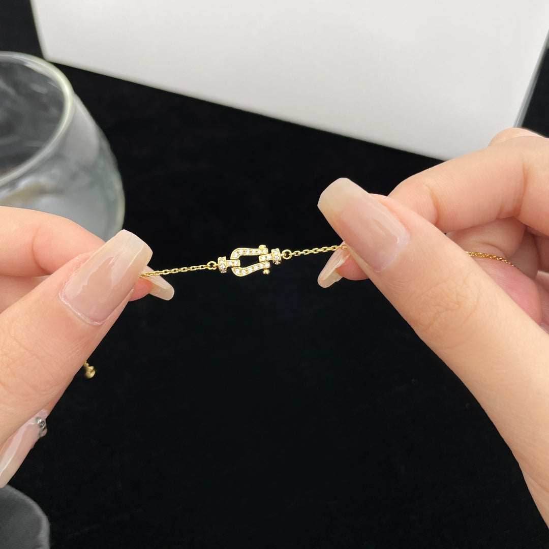 [Panda Jewelry]FORCE 10 SMALL CHAIN BRACELET