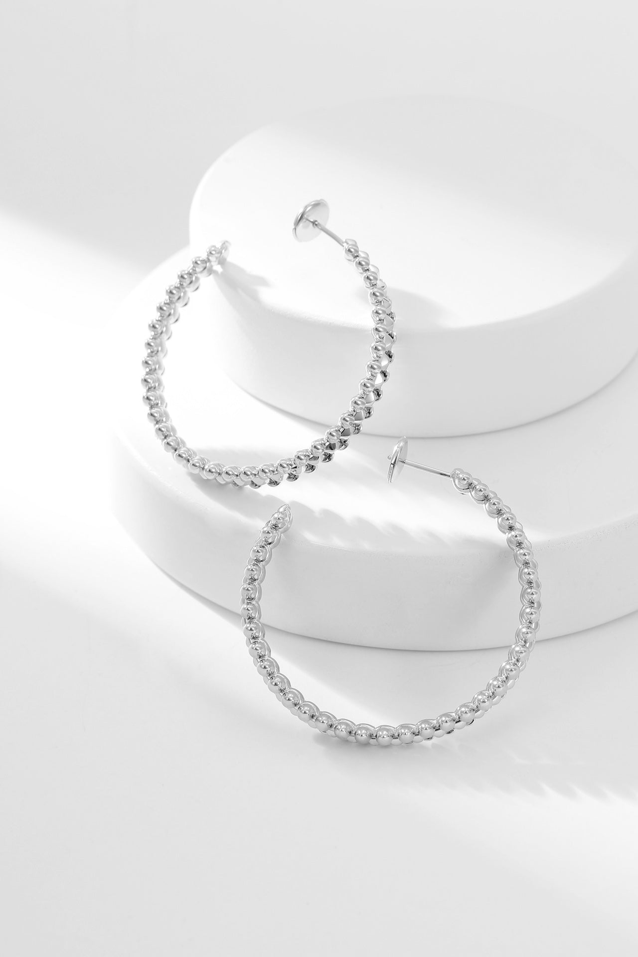 [Panda Jewelry]CLASH HOOP EARRINGS