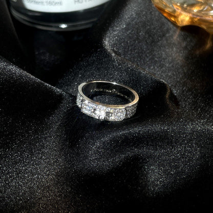 [Panda Jewelry]KELLY SILVER DIAMOND RING