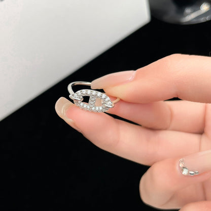 [Panda Jewelry]RONDE SMALL SILVER DIAMOND RING