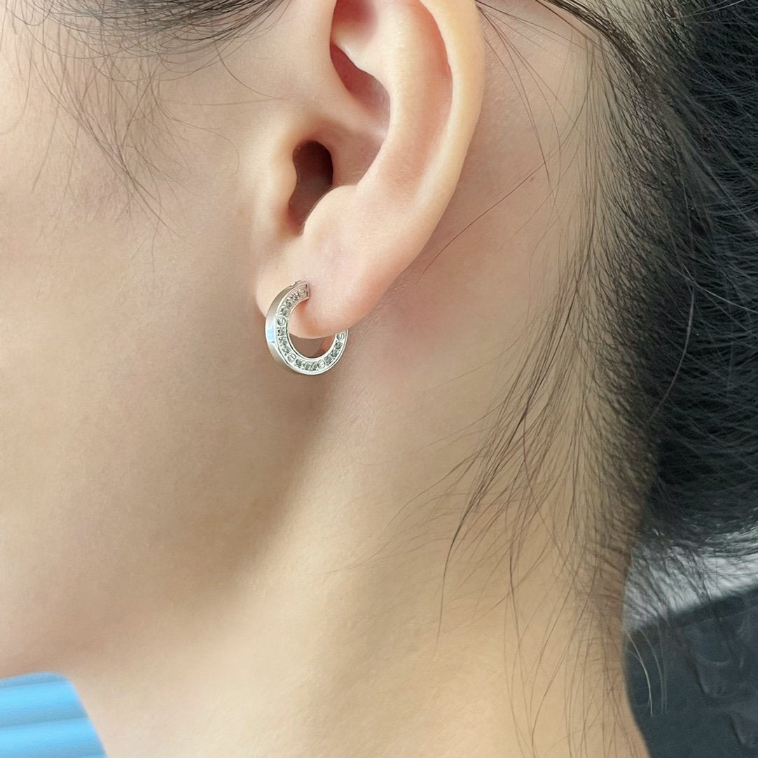 [Panda Jewelry]LOVE DIAMOND EARRINGS