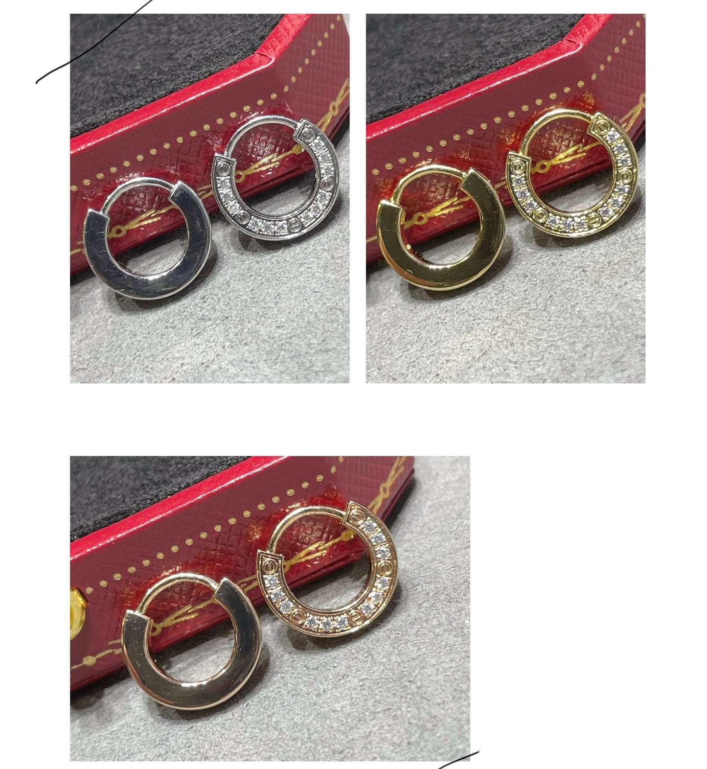 [Panda Jewelry]LOVE DIAMOND EARRINGS