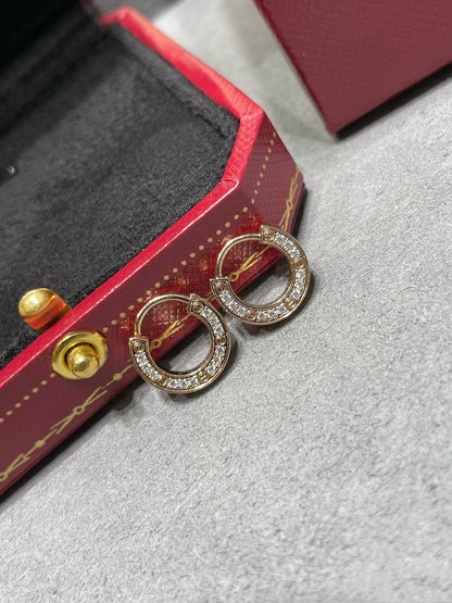 [Panda Jewelry]LOVE DIAMOND EARRINGS