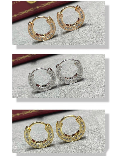 [Panda Jewelry]LOVE DIAMOND EARRINGS