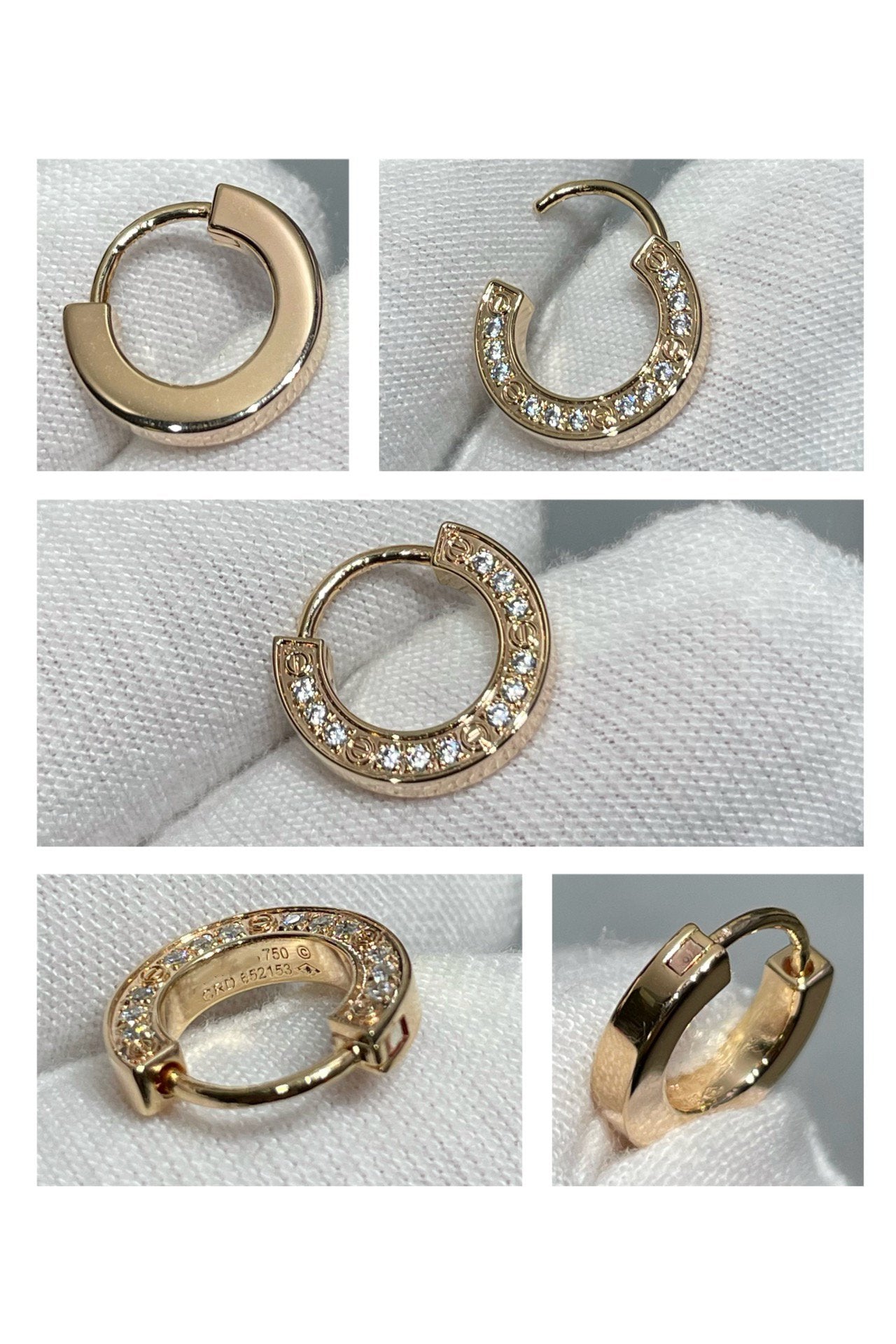 [Panda Jewelry]LOVE DIAMOND EARRINGS