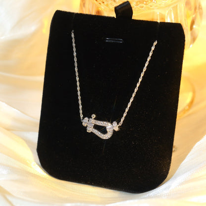 [Panda Jewelry]FORCE 10 DIAMOND SILVER NECKLACE MINI MODEL