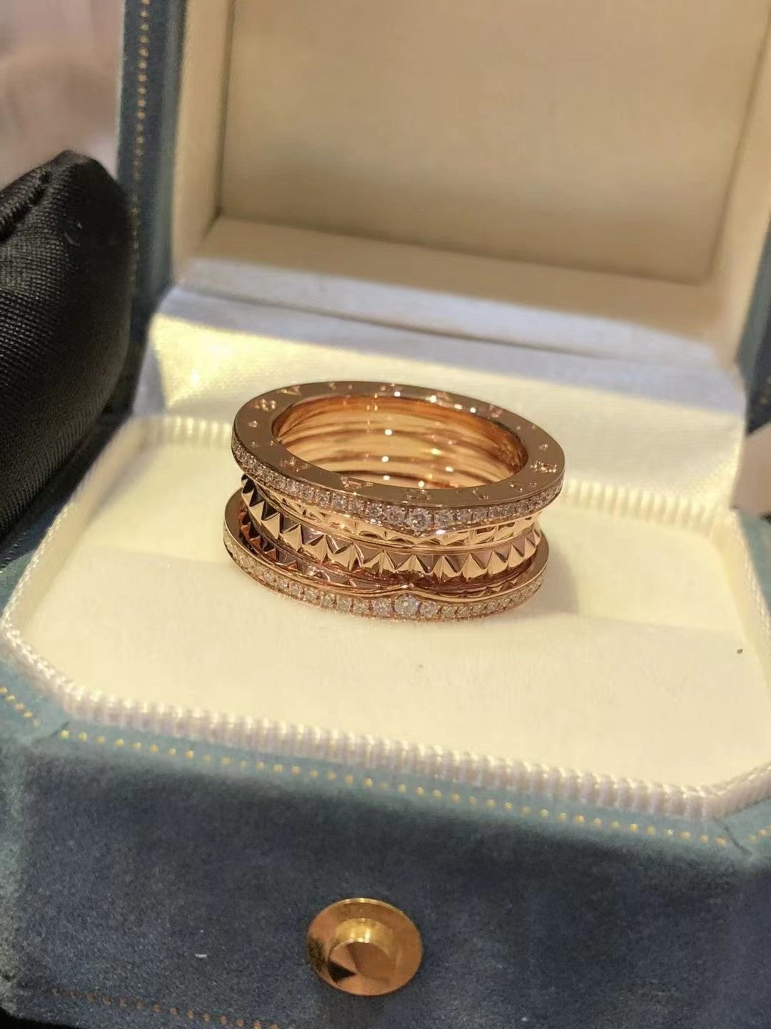 [Panda Jewelry]ZERO 1 ROCK DIAMOND PINK GOLD