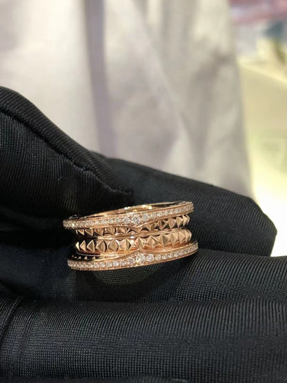 [Panda Jewelry]ZERO 1 ROCK DIAMOND PINK GOLD
