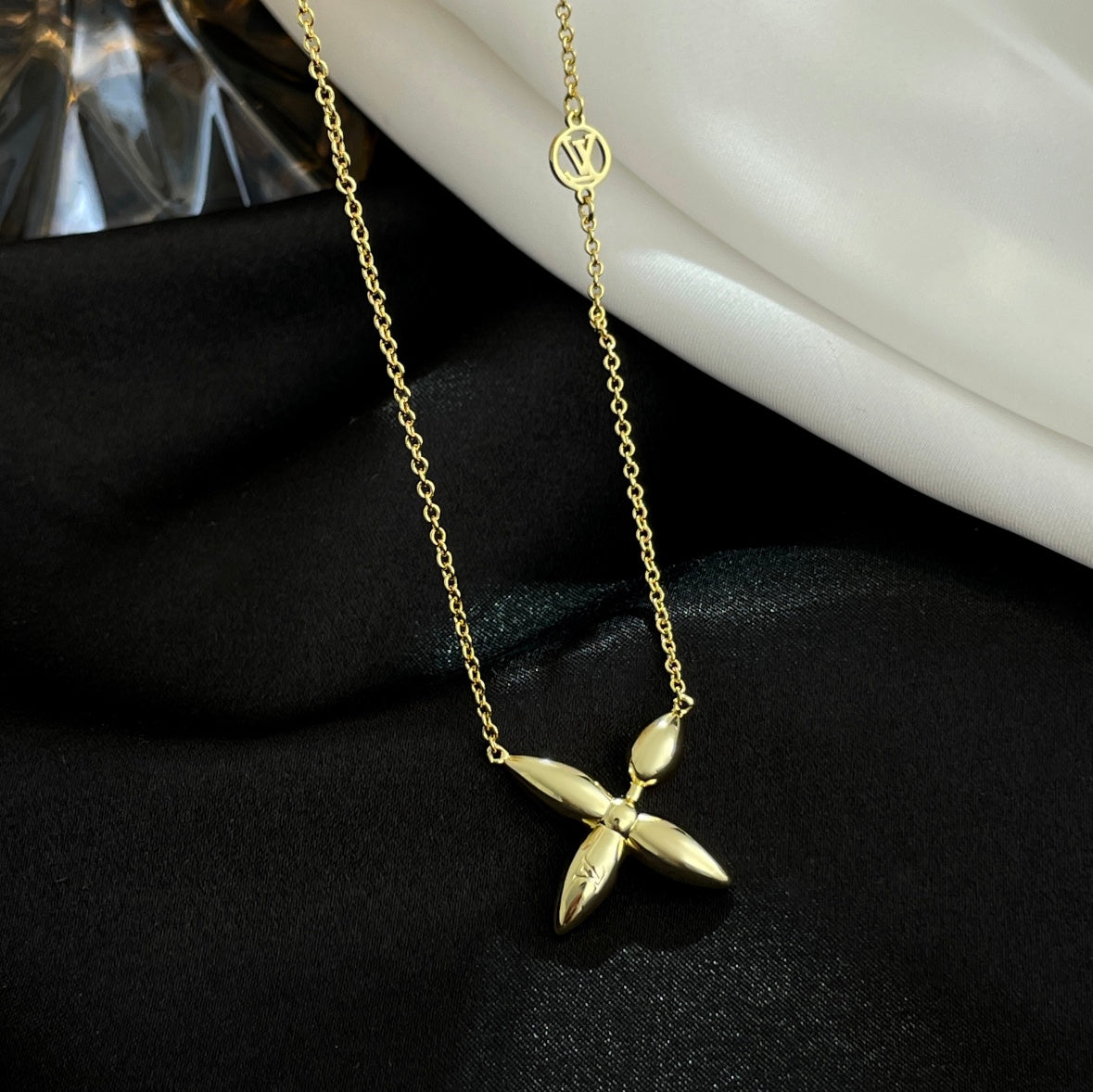 [Panda Jewelry]LOUISETTE GOLD NECKLACE