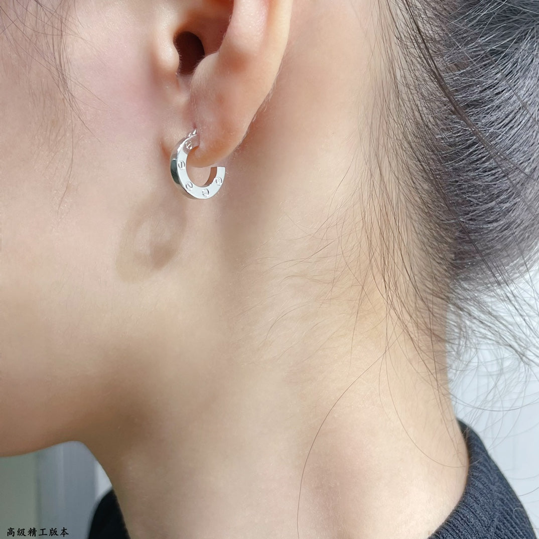 [Panda Jewelry]LOVE MINI EARRINGS