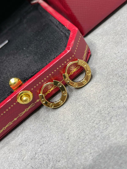 [Panda Jewelry]LOVE MINI EARRINGS