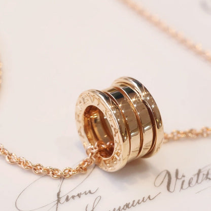 [Panda Jewelry]ZERO 1 PINK GOLD NECKLACE