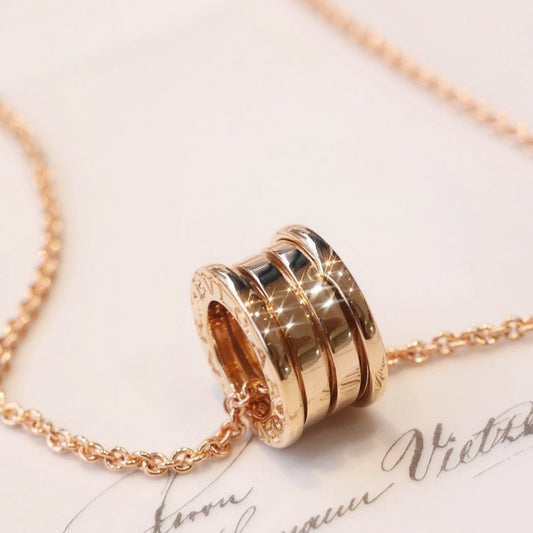 [Panda Jewelry]ZERO 1 PINK GOLD NECKLACE