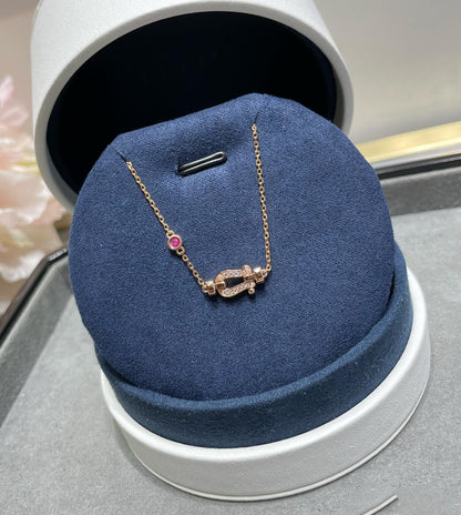 [Panda Jewelry]FORCE 10 DIAMOND CHAIN LINK PINK GOLD BRACELET