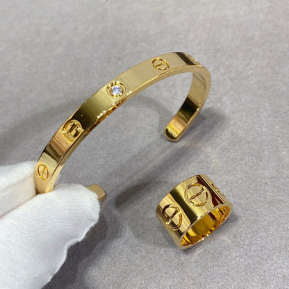 [Panda Jewelry]LOVE 11MM LARGE RING