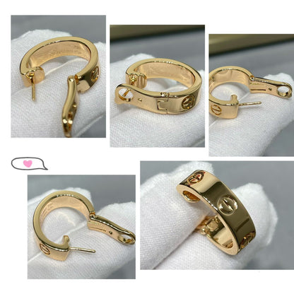 [Panda Jewelry]LOVE 5.5MM EARRINGS