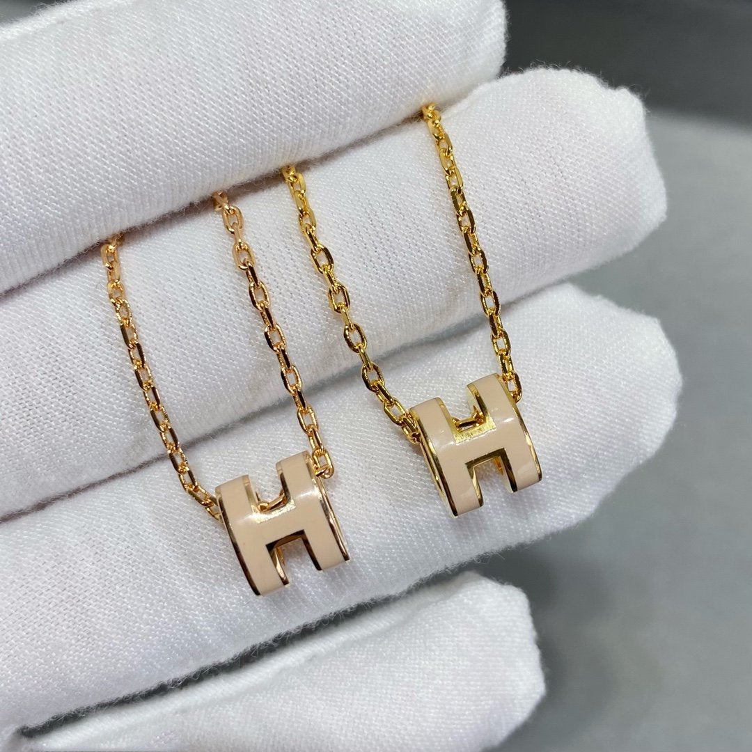 [Panda Jewelry]MINI POP H NECKLACE