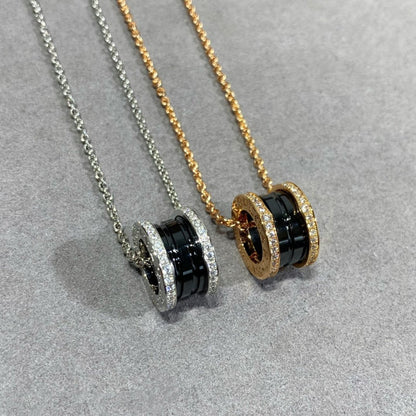 [Panda Jewelry]ZERO 1 DIAMOND CERAMIC NECKLACE