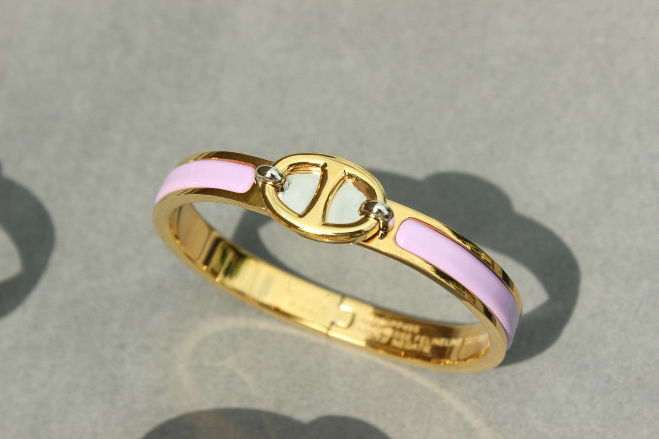 [Panda Jewelry]CLIC CHAINE GOLD BRACELET