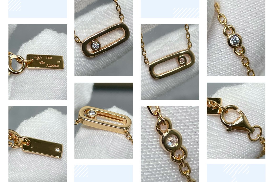 [Panda Jewelry]MOVE UNO DIAMOND NECKLACE