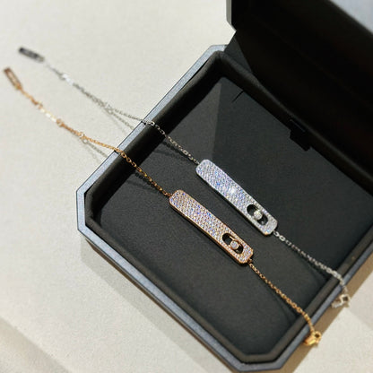 [Panda Jewelry]MOVE CLASSIQUE DIAMOND PAVED BRACELET
