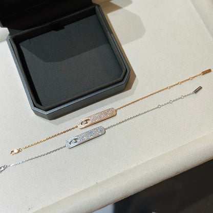 [Panda Jewelry]MOVE CLASSIQUE DIAMOND PAVED BRACELET