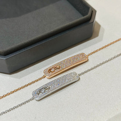 [Panda Jewelry]MOVE CLASSIQUE DIAMOND PAVED BRACELET