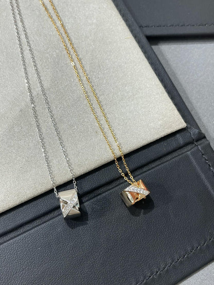 [Panda Jewelry]LIENS EVIDENCE DIAMOND NECKLACE
