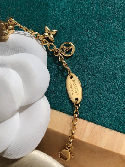 [Panda Jewelry]BLOOMING PINK GOLD MOP BRACELET