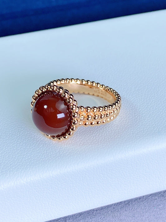[Panda Jewelry]PERLEE COULEURS ROSE GOLD RING