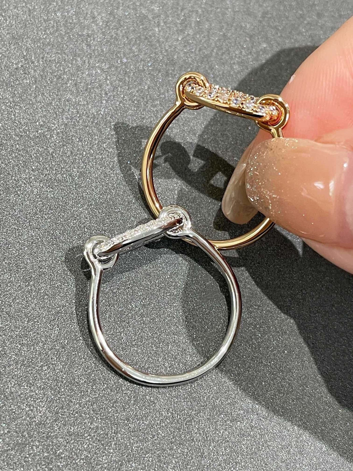 [Panda Jewelry]RONDE SMALL DIAMOND RING