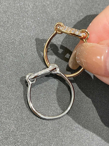 [Panda Jewelry]RONDE SMALL DIAMOND RING