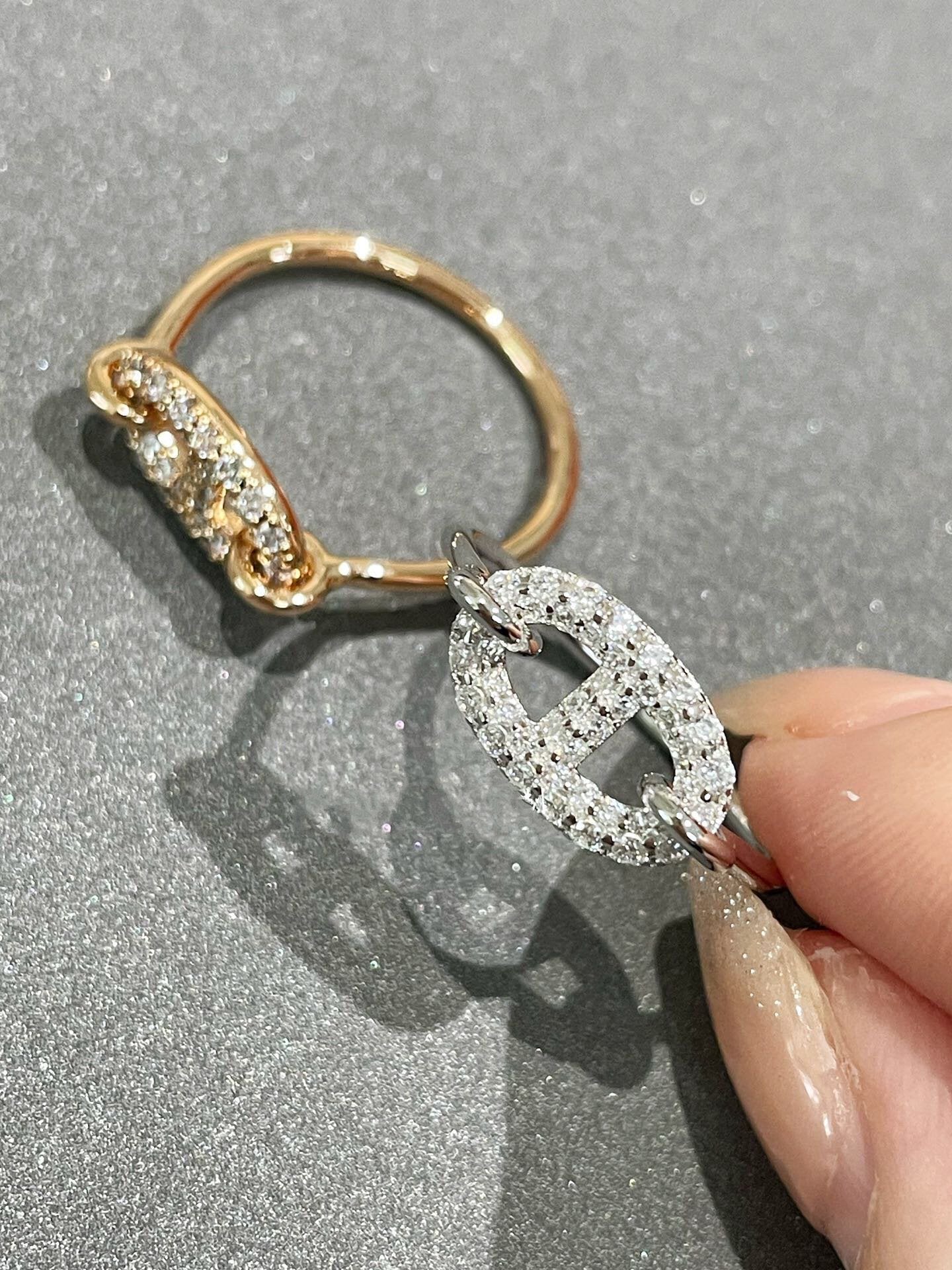 [Panda Jewelry]RONDE SMALL DIAMOND RING