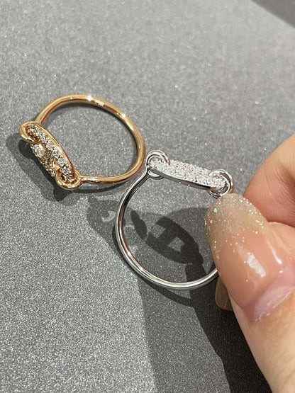 [Panda Jewelry]RONDE SMALL DIAMOND RING