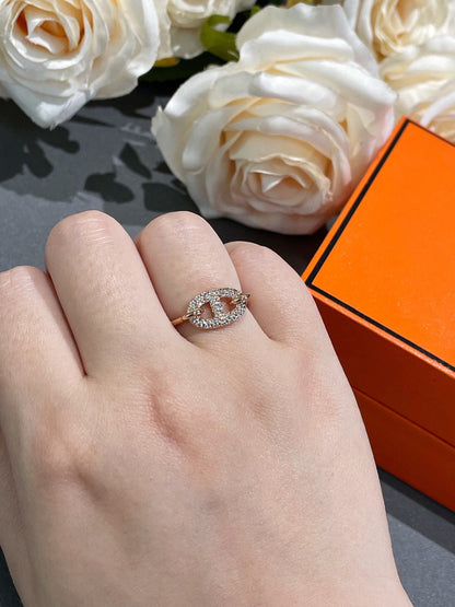 [Panda Jewelry]RONDE SMALL DIAMOND RING