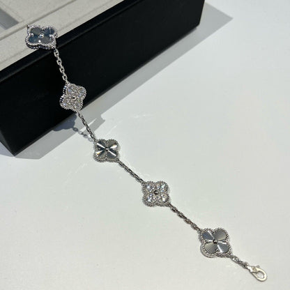 [Panda Jewelry] CLOVER 5 MOTIF LASER BRACELET COLLECTION