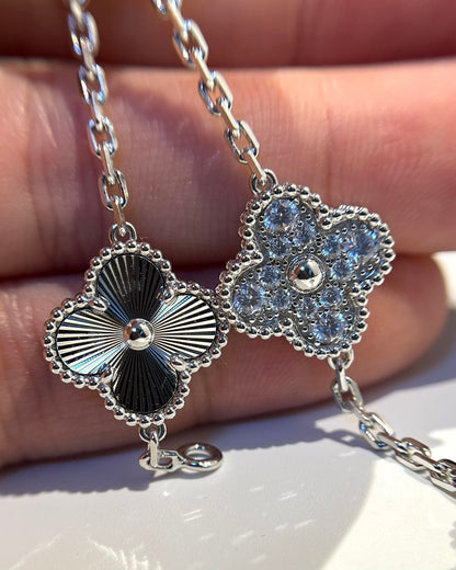 [Panda Jewelry] CLOVER 5 MOTIF LASER BRACELET COLLECTION