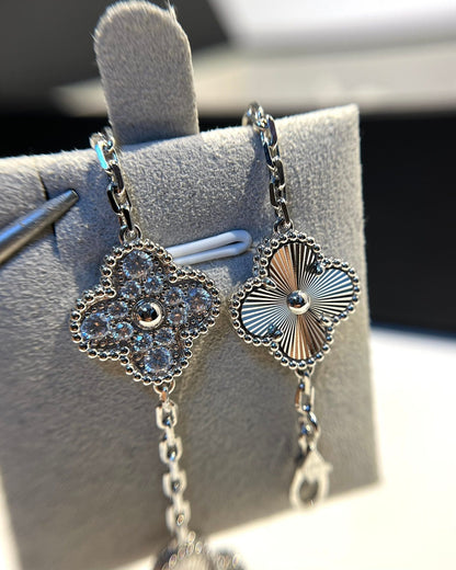[Panda Jewelry] CLOVER 5 MOTIF LASER BRACELET COLLECTION