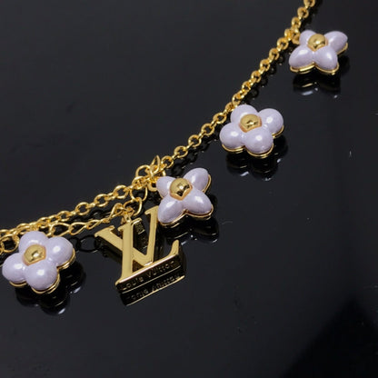[Panda Jewelry]LOGO 6 MOTIF STAR AND SUN GOLD BRACELET