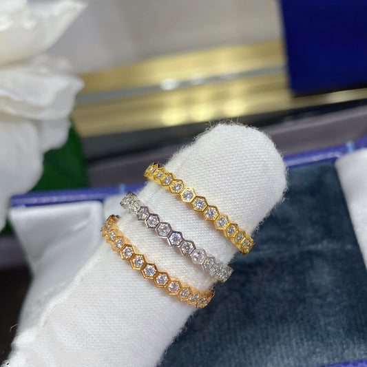 [Panda Jewelry]BEE LOVE DIAMOND PAVED SMALL RING