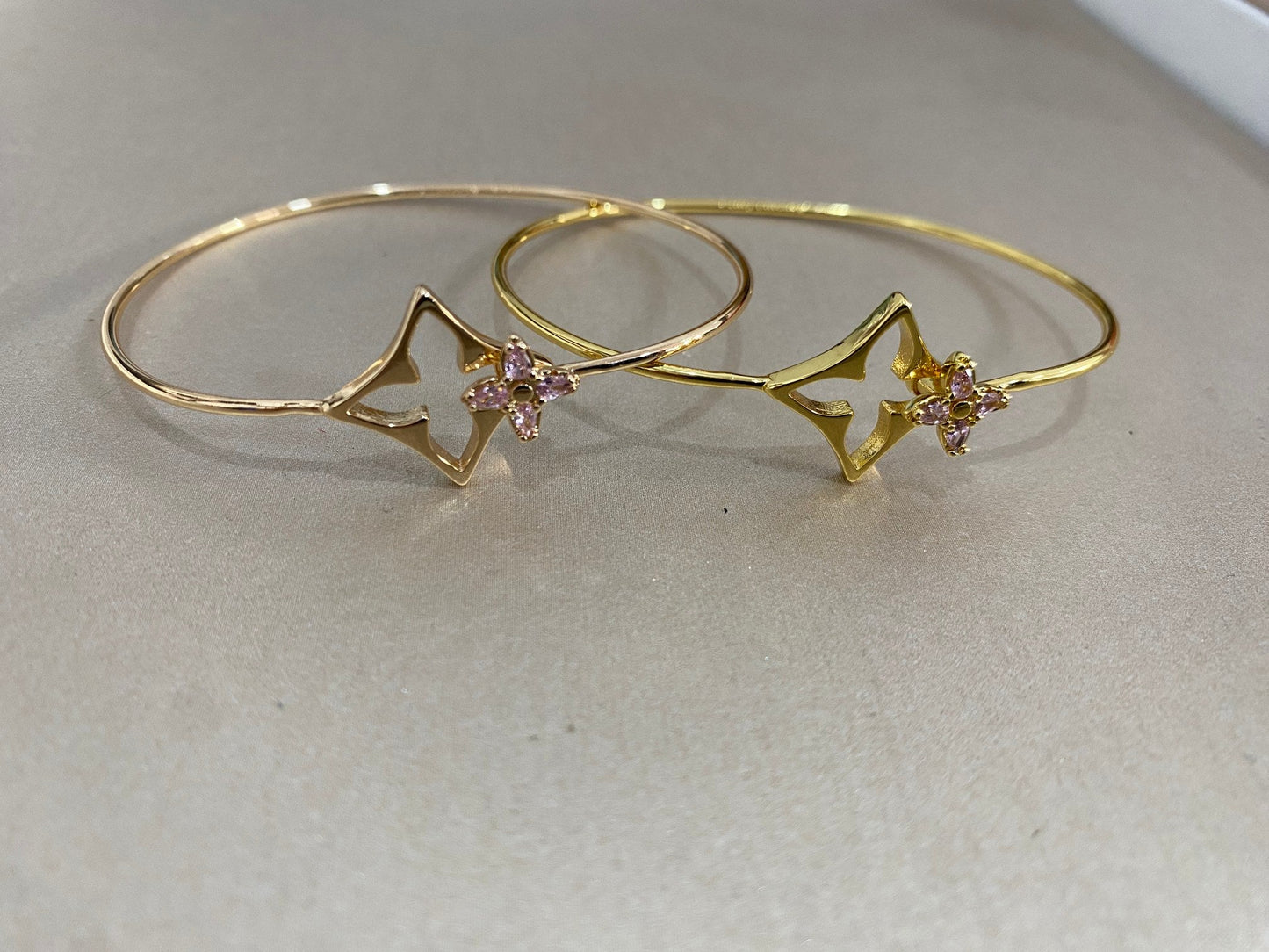 [Panda Jewelry]Pink Diamond Bracelet
