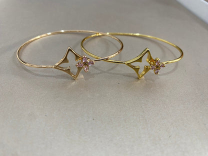 [Panda Jewelry]Pink Diamond Bracelet