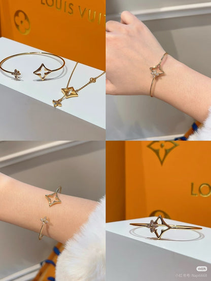 [Panda Jewelry]Pink Diamond Bracelet