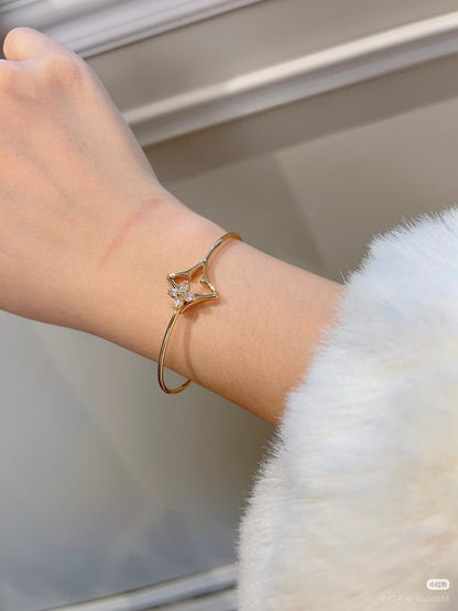 [Panda Jewelry]Pink Diamond Bracelet