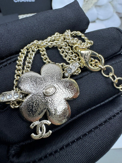 [Panda Jewelry]VOLTE New Blue Floral Double-Layer Bracelet