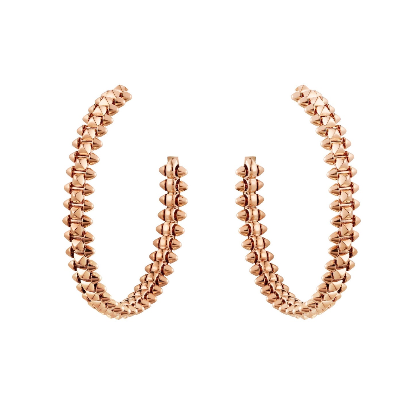 [Panda Jewelry]CLASH LARGE HOOP EARRINGS