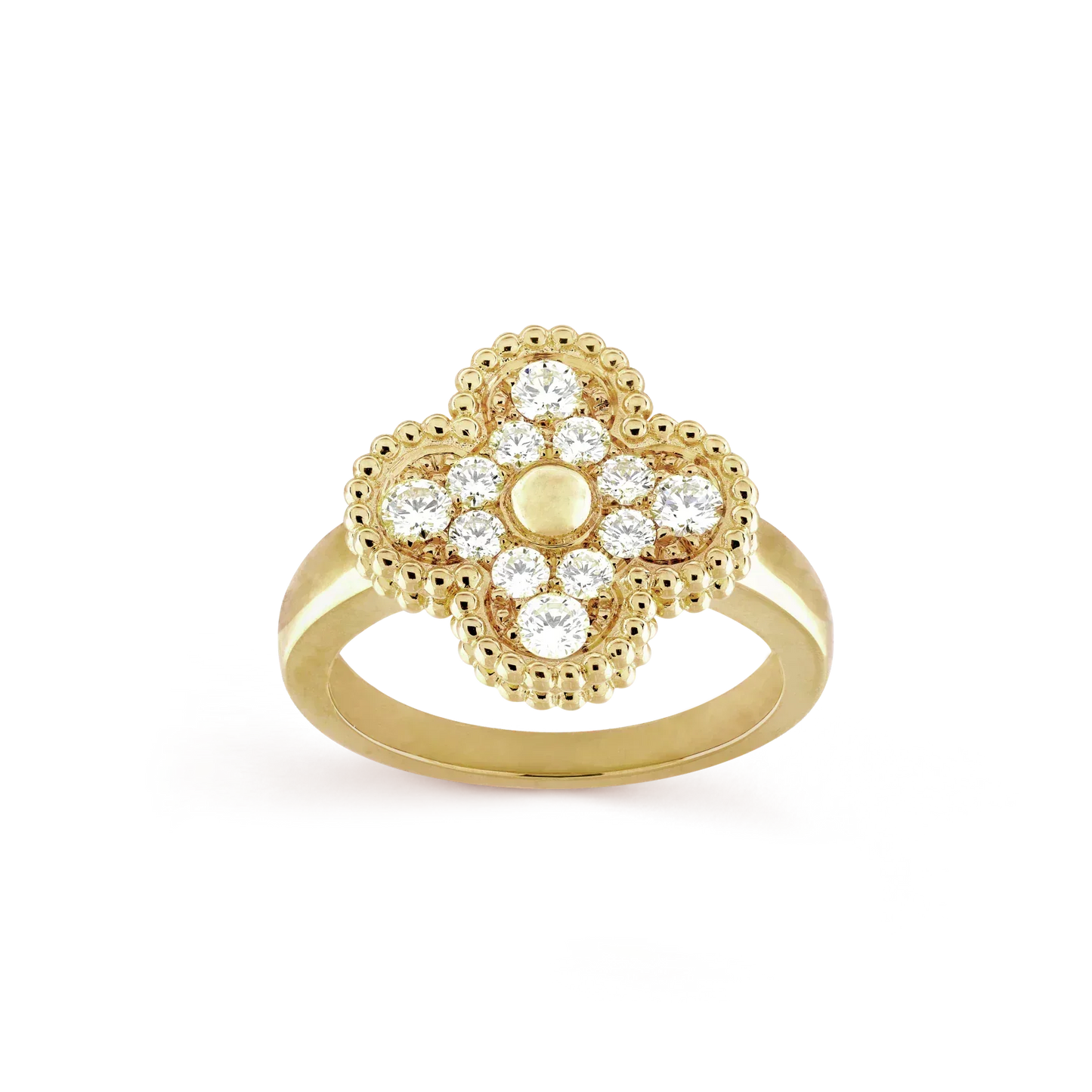[Panda Jewelry]CLOVER DIAMOND RING
