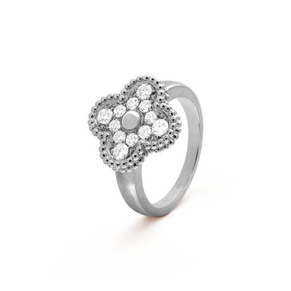 [Panda Jewelry]CLOVER DIAMOND RING